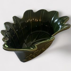 Large Vintage Appolia French Art Pottery Stoneware Baking Serving Dish Bowl